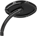ARLEN NESS Cats Eye Forged Billet Mirror - Black - Left 13-130