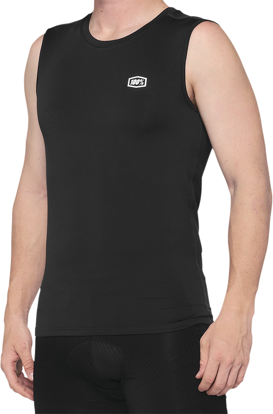 100% Basecamp Sleeveless Shirt - Black - Small 40046-00000