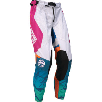 MOOSE OFFROAD Sahara Pants - Teal/Orange/Pink - US 30 2901-12073