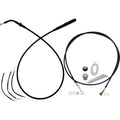 FAT BAGGERS INC. EZ Install Kit - 10" Handlebars - Upper Clutch - Full Length - Black 249010-B