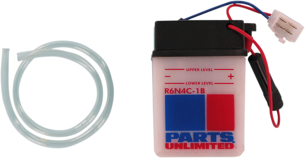 Parts Unlimited Conventional Battery 6n4c1b