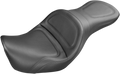 SADDLEMEN Seat - Explorer - Without Backrest - Stitched - Black - Dyna '06-'17 806-04-0291