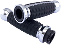 DRAG SPECIALTIES Grips - Grenade - Chrome H17-05C6CD