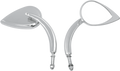 DRAG SPECIALTIES Mirror - Tear Drop - Chrome - Long Stem 0640-0387