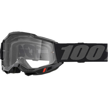 100% Accuri 2 OTG Goggle - Black - Clear 50018-00006