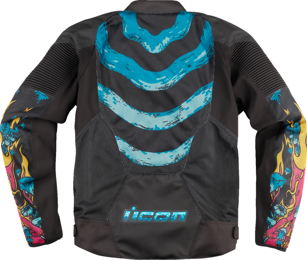 ICON Overlord3 Mesh Munchies™ Jacket - Teal - XL 2820-6727