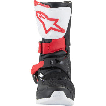 ALPINESTARS Kids Tech 3S Boots - Red/Black/White - US 1 2014524-2030-1