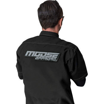 MOOSE OFFROAD Moose Offroad Shop Shirt - Black - XL MRS01S8BCHXR