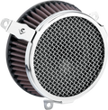 COBRA Plain Air Filter - Chrome - XL 606-0103-03