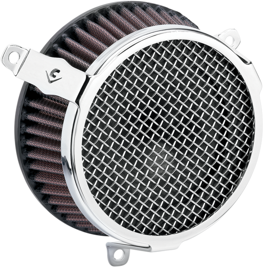 COBRA Air Filter - Plain - XL - Chrome 606-0103-03-SB