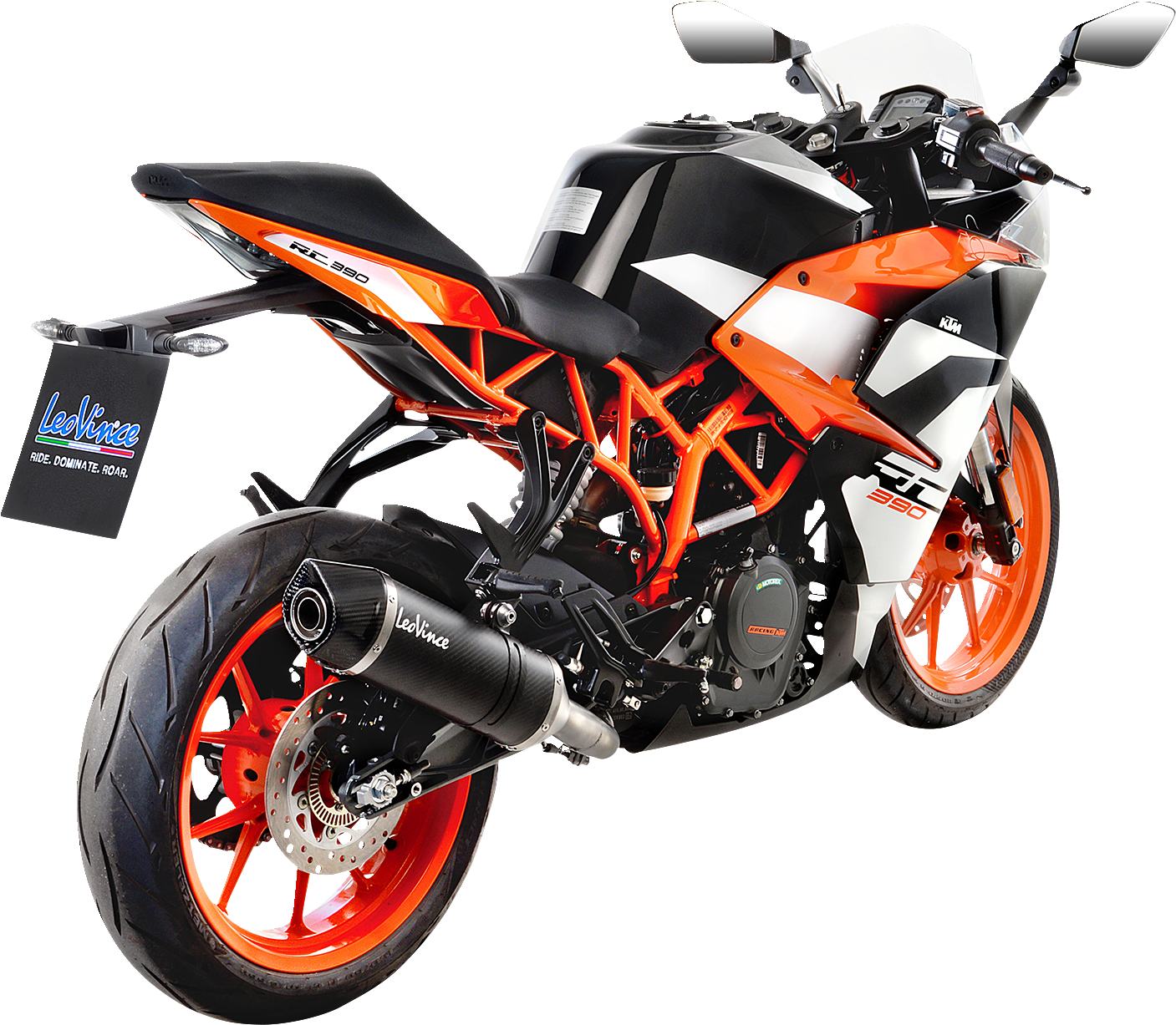 LEOVINCE LV One Evo Slip-On Muffler - Carbon Fiber 14186E