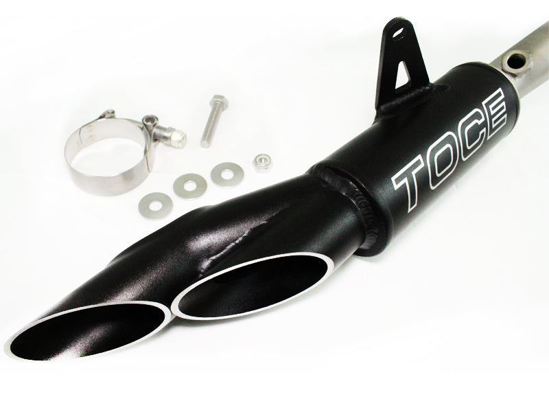 TocePerformance  Double Down Decat Exhaust slip on Black Powdercoated Midpipe   FZ-09 & MT-09 14-20 30147-YAM-DD09