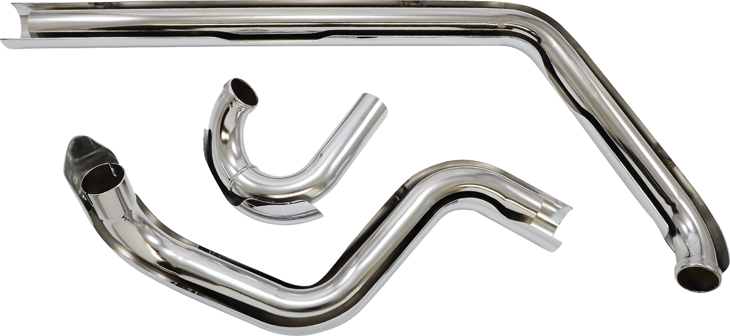COBRA True Dual Exhaust - Billet Tip - 97-06 Softail 6984