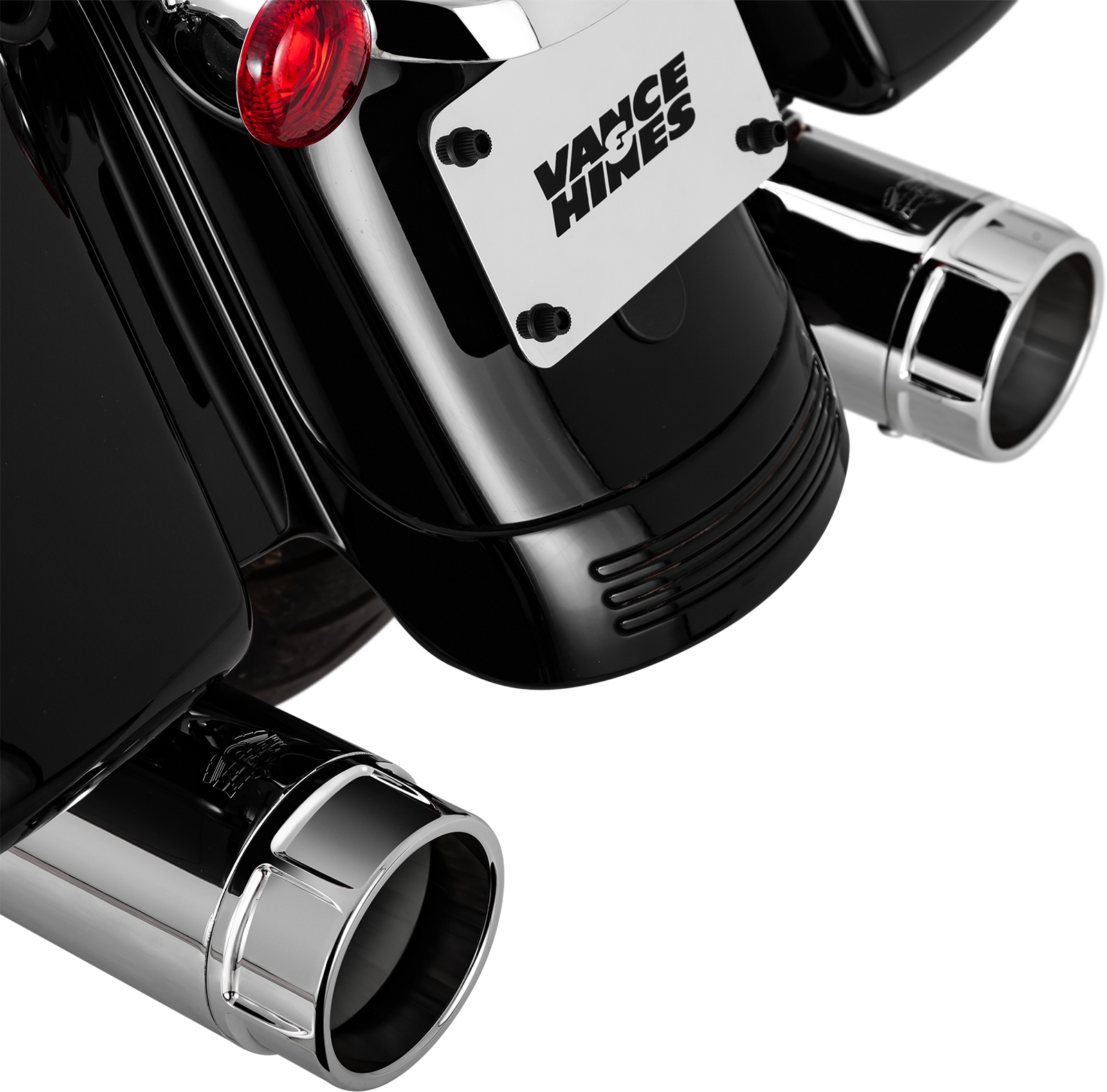 VANCE & HINES 4.5" Torquer Mufflers for FL - Chrome 16674