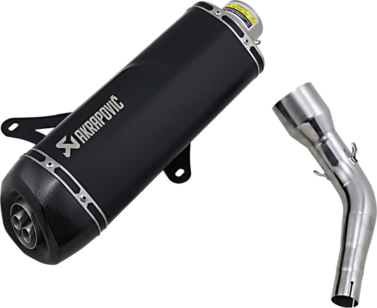 AKRAPOVIC Muffler - Black - Stainless Steel - GTS/GTV S-VE3SO9-HRSSBL 1811-3941