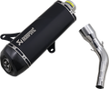 AKRAPOVIC Muffler - Black - Stainless Steel Vespa GTS/GTV S-VE3SO9-HRSSBL 1811-3941
