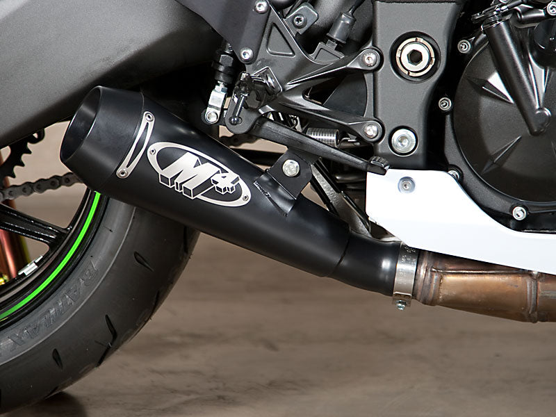 M4 Exhaust GP Black Slip On 2008-2010 ZX10 KA9722-GP