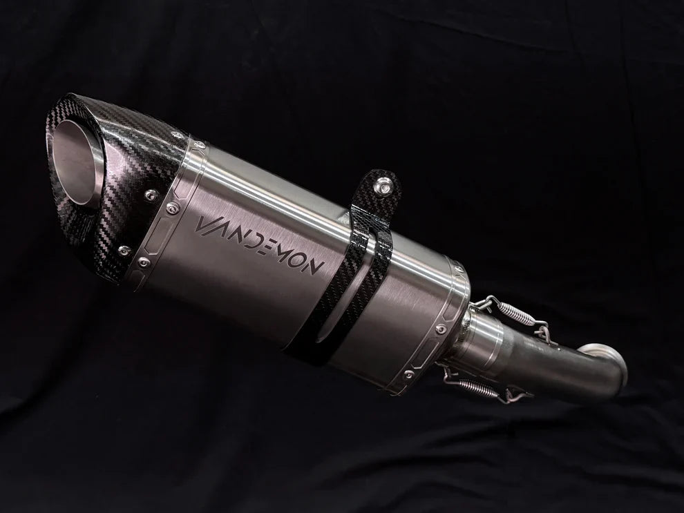 IN STOCK OPEN BOX Vandemon  KTM RC 390 & 390 DUKE Titanium Slip-On Muffler Cat-Delete 2013-2021 KTMRC390TIMUFB VA-59