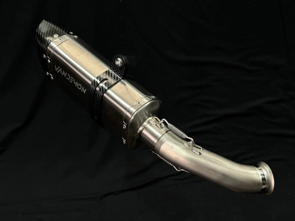 IN STOCK OPEN BOX Vandemon  KTM RC 390 & 390 DUKE Titanium Slip-On Muffler Cat-Delete 2013-2021 KTMRC390TIMUFB VA-59