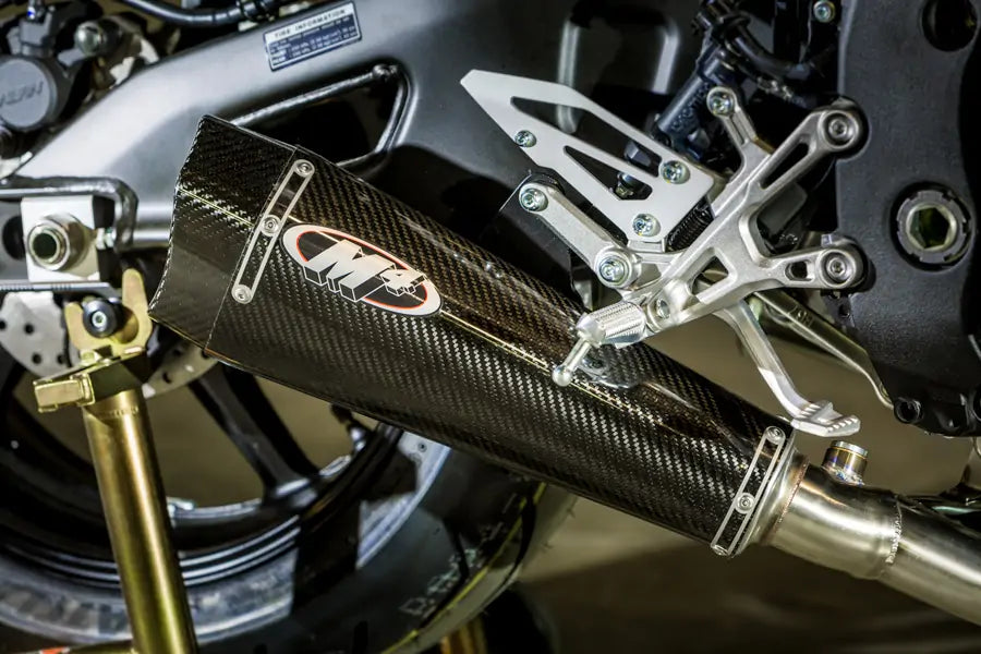 M4 Exhaust X-Model Carbon Fiber Slip On 2017-2024 FZ-10 / MT-10 YA6924