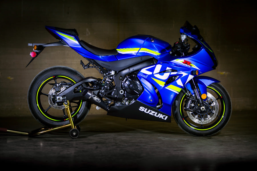 M4 Exhaust Full System Black GP 2017-2025 2026 GSXR1000 SU9152-GP