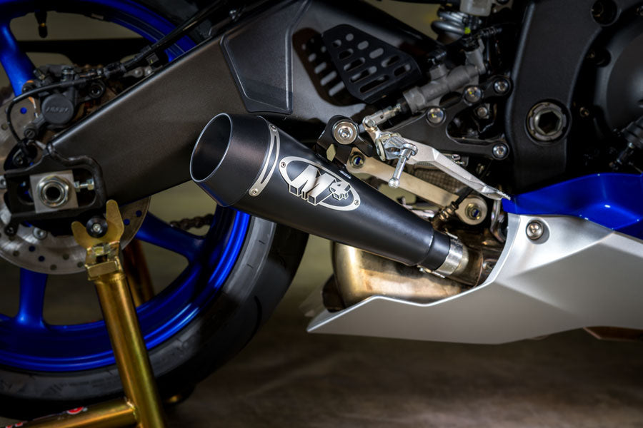 M4 Exhaust GP Black Slip On 2006-2020 R6 YA6622