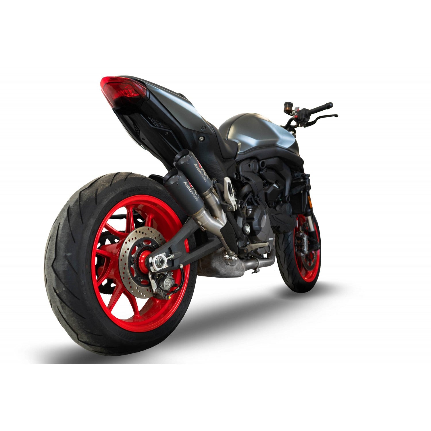 Austin Racing  GP1RS black 2021 - 2025 DUCATI MONSTER SLIP-ON RACE EXHAUST SYSTEM  AUR37