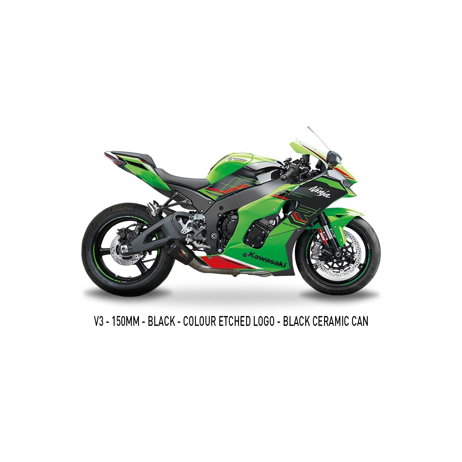 Austin Racing  GP3 V3 DE-CAT EXHAUST SYSTEM   for  2021 - 2025 KAWASAKI ZX10R  AR80