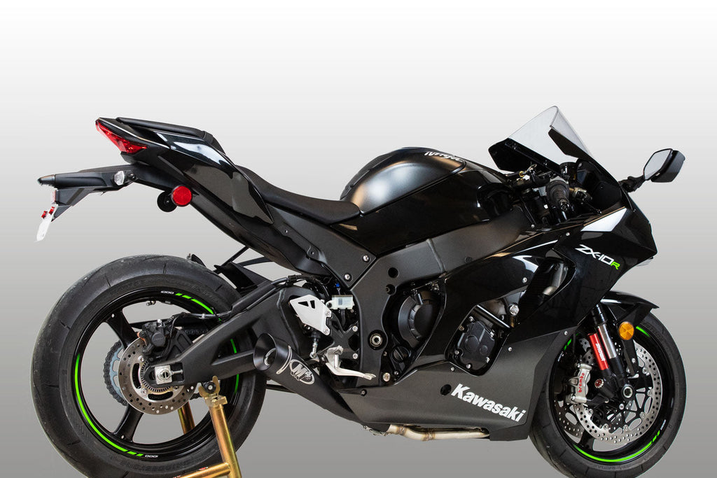 M4 Exhaust Full Titanium System Black GP19 ZX10R 2021-2025  KA9932-GP19T