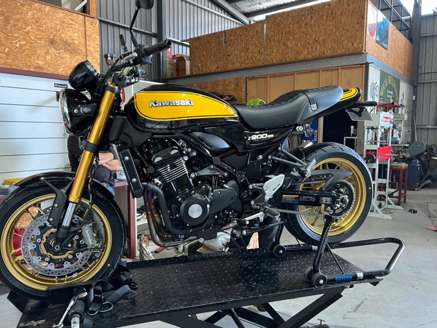 Vandemon  Z900RS Cafe Racer Full Titanium Exhaust System 2018-24 KAWAZ900RSTITANEXHB VA-87