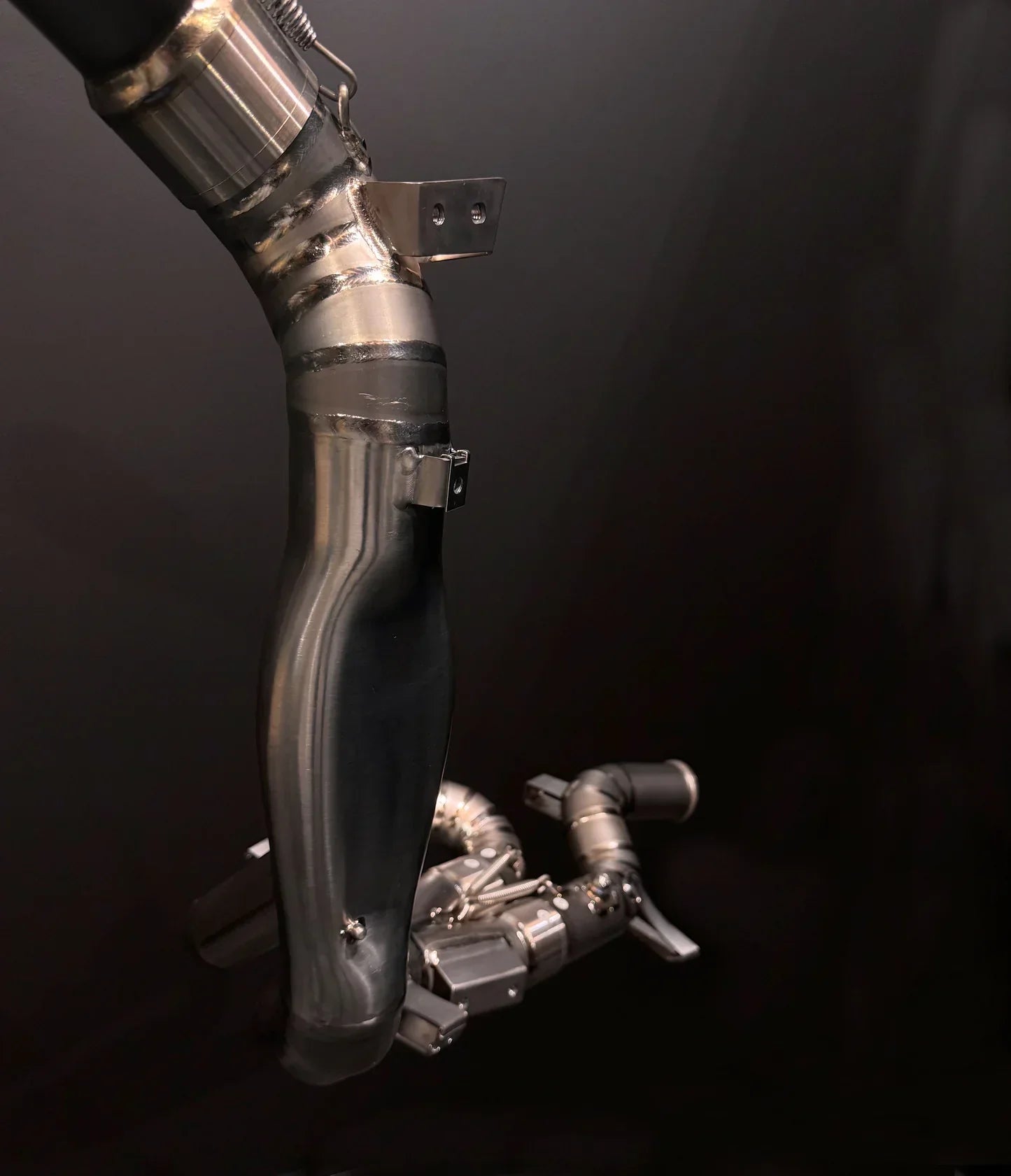 Vandemon Ducati Panigale V4/ V4S Titanium High Mount Slip-On 2025-2026 DUCV4PANTIMUFHMA VA-176