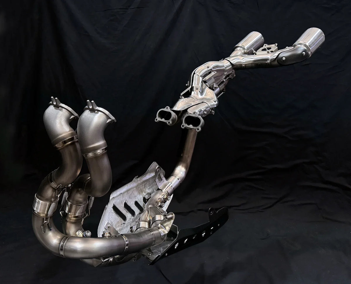 Vandemon Ducati Panigale V4 and V4S 2025-2026 High Mount Race Exhaust System   DUCV4PANHMEXHMESB VA-90