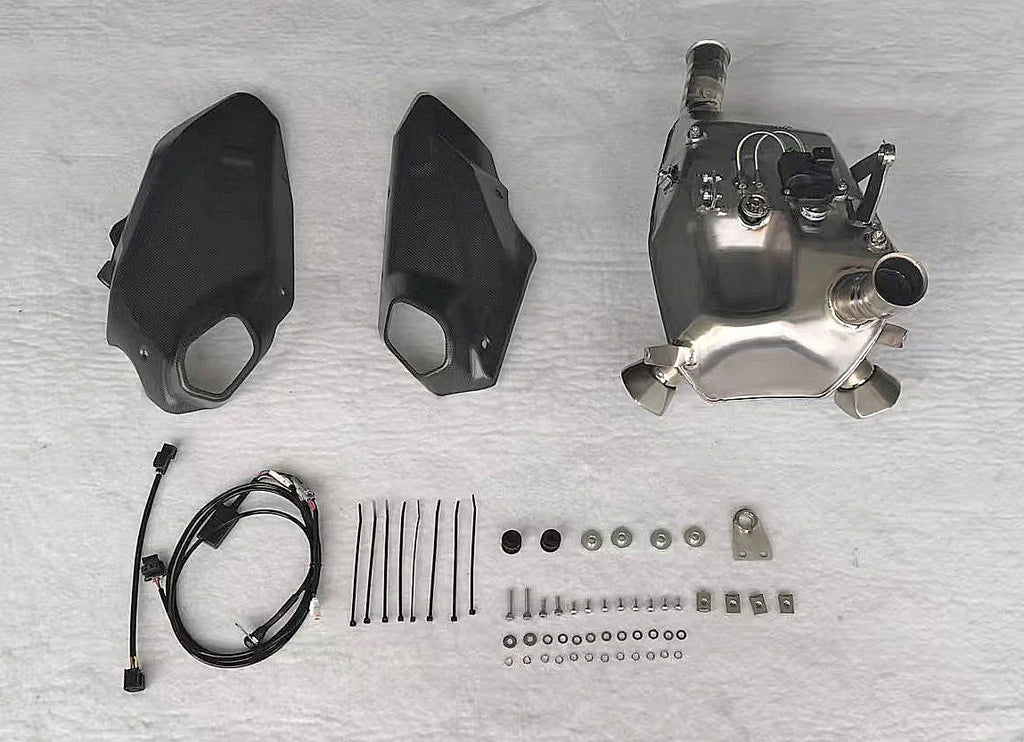 Vandemon Ducati Panigale V4 / V4S V4 2025  2026 Vandemon Bimodal Stealth Titanium Slip-On DUCV4PANTIEXHMUFWVE VA-162