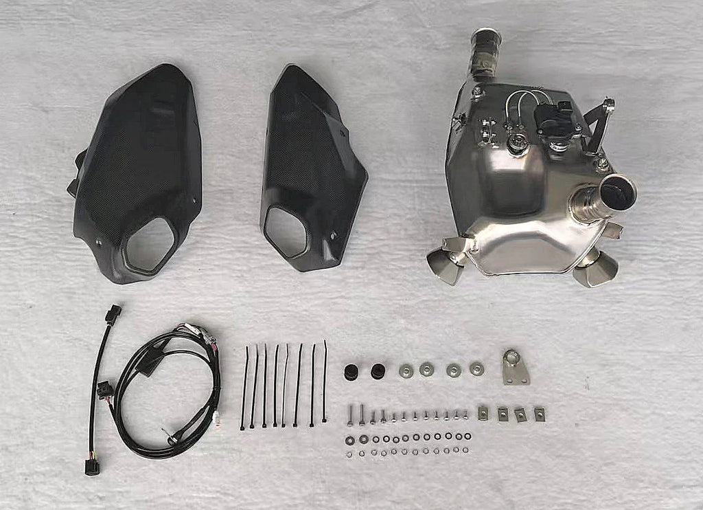 Vandemon Ducati Panigale V4 / V4S V4 Vandemon Bimodal Stealth Titanium Slip-On 2025 DUCV4PANTIEXHMUFWVC VA-162