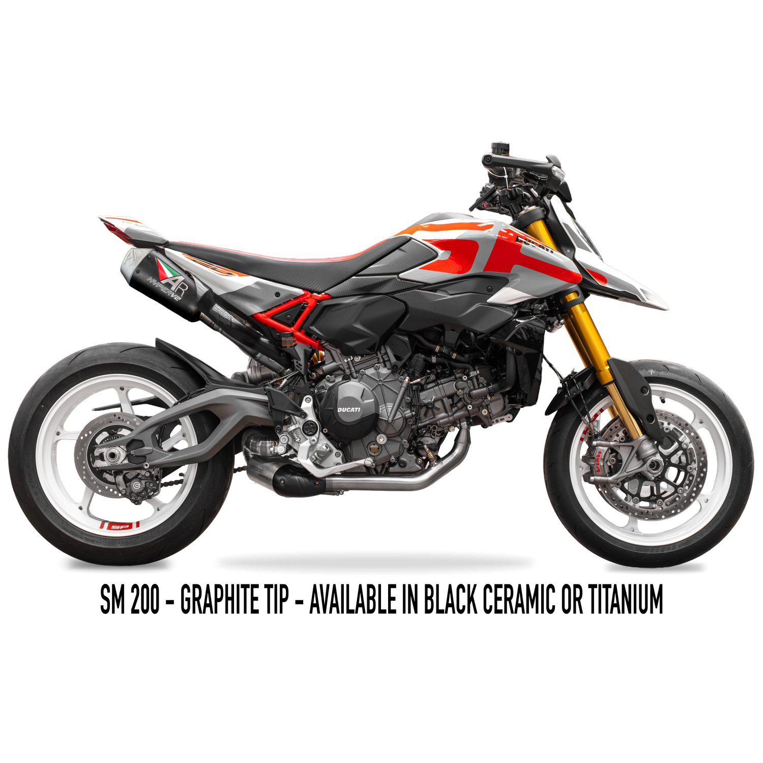 Austin Racing 2026 DUCATI HYPERMOTARD V2 dB COMPLIANT FULL SYSTEM AR118