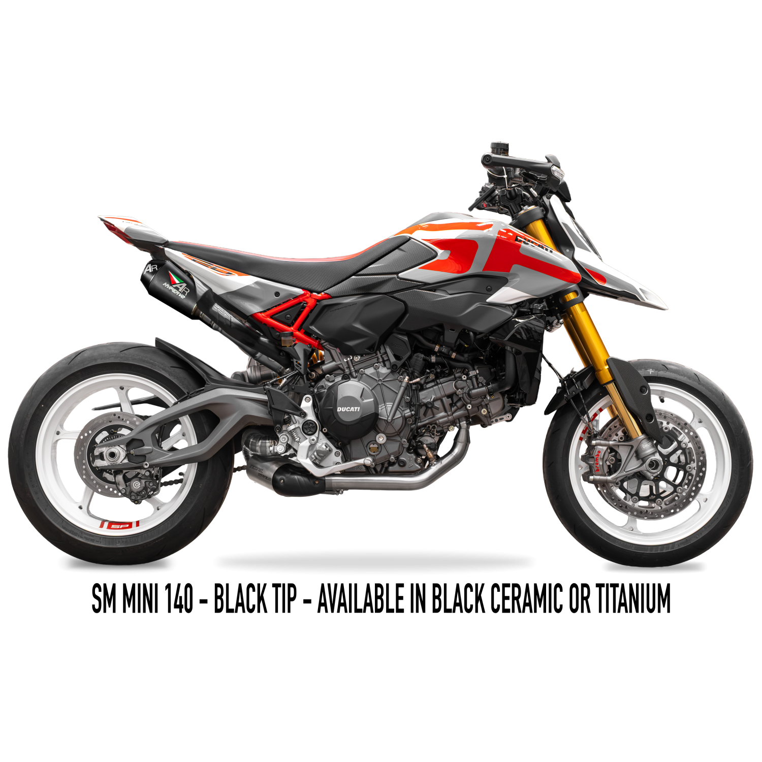 Austin Racing 2026 DUCATI HYPERMOTARD V2 dB COMPLIANT FULL SYSTEM AR118