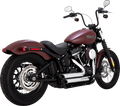 VANCE & HINES Shortshots Staggered Exhaust System - Chrome 17333