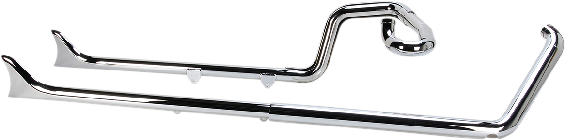 BASSANI XHAUST Fishtail Exhaust - 36" - Softail 1S26E-36