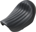 SADDLEMEN Knuckle Solo Seat - Ribbed - Black - Dyna 806-04-0023