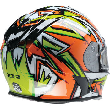 Z1R Warrant Snow Helmet - Neuron - Orange/Green - Medium 0101-17225