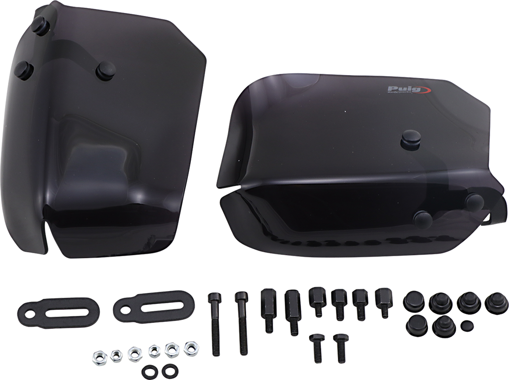 PUIG HI-TECH PARTS Handguards - Universal - Dark Smoke 9652F