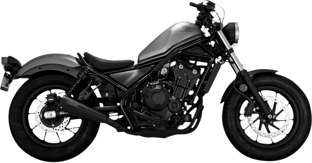 VANCE & HINES Upsweep Slip-On Muffler - Black CMX500/300 2017-2024   Rebel 48421