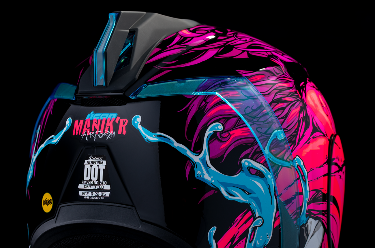 ICON Airform™ Helmet - Manik'RR - MIPS® - Pink - Medium 0101-17024
