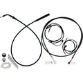 FAT BAGGERS INC. EZ Install Kit - 13"/14" Handlebars - Upper Clutch - Full Length - Black 249014-B