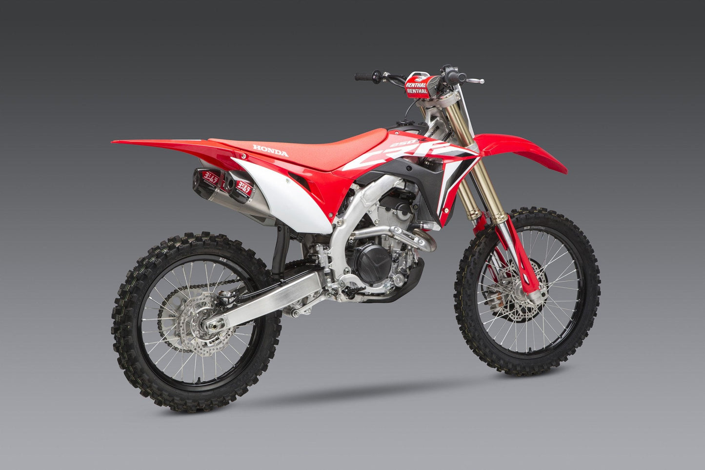 Yoshimura Crf250r 20-21 / Rx Rs-9t Stainless Slip-On Exhaust,  Dual Stainless Mufflers 22844br520