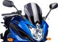 PUIG HI-TECH PARTS Race Windscreen - Dark Smoke - FZ6R 5547F