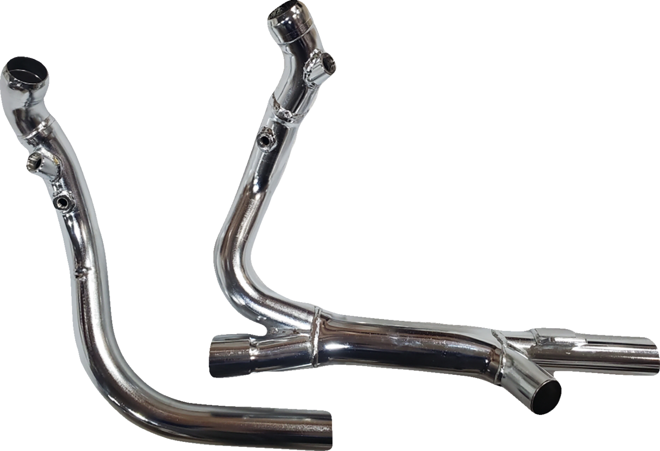 KHROME WERKS Hideaway Header  For '21-'22 Thunderstroke models; works with OEM or aftermarket replacement mufflers. 200200