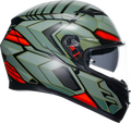 AGV K3 Helmet - Decept - Matte Black/Green/Red - Medium 2118381004010M