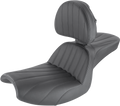 SADDLEMEN Step Up Seat - Lattice Stitched - Jessup - With Backrest JJ88209BR
