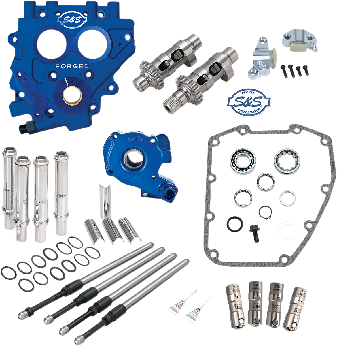 S&S CYCLE Cam with Plate - 551 Series - Easy Start 330-0542